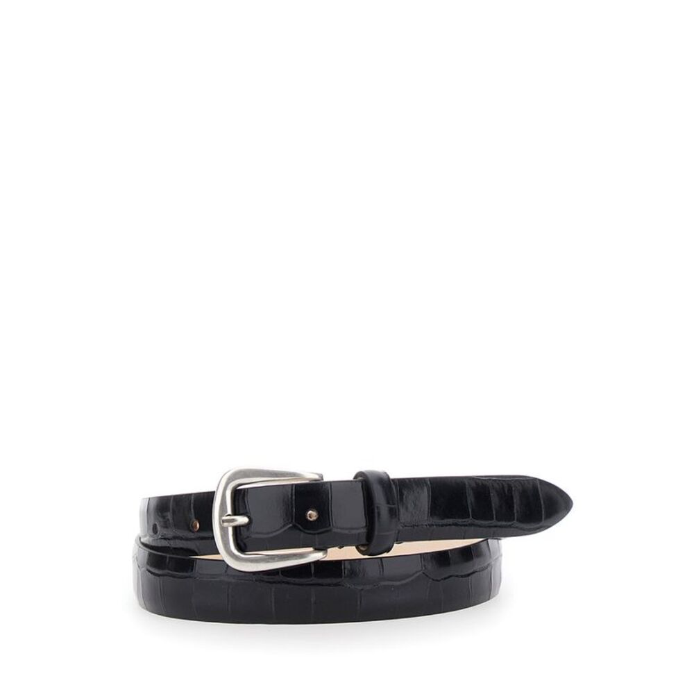 Grifoni Women Belt With Leather Finishes And Black Unisex Color